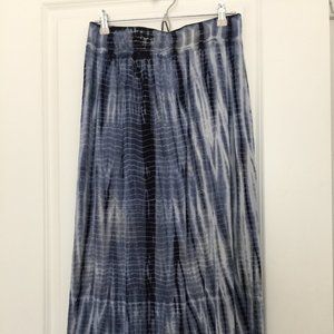 LOFT Blue/White Maxi Skirt | Size Small